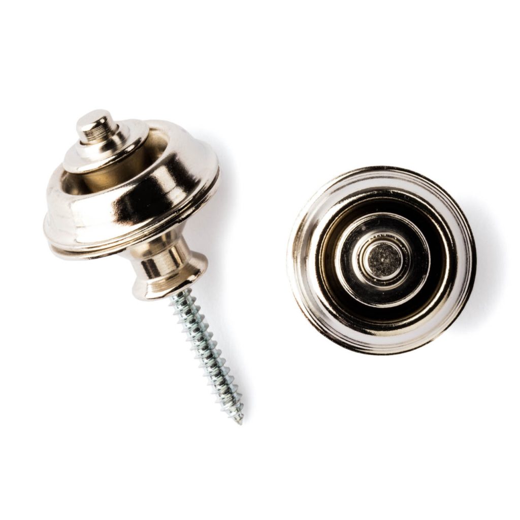 Dunlop Straplok Strap Retainers Dual Design – Nickel